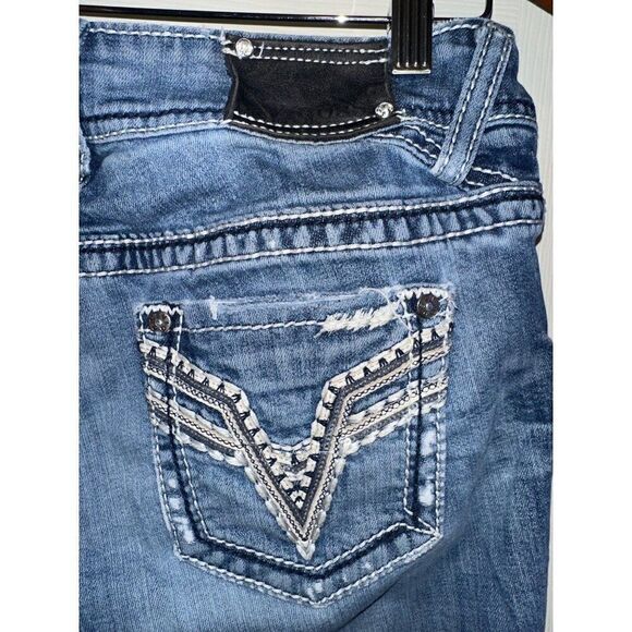 Vigoss The Chelsea Mid Rise Capri Jeans  Size 5 - Picture 10 of 15